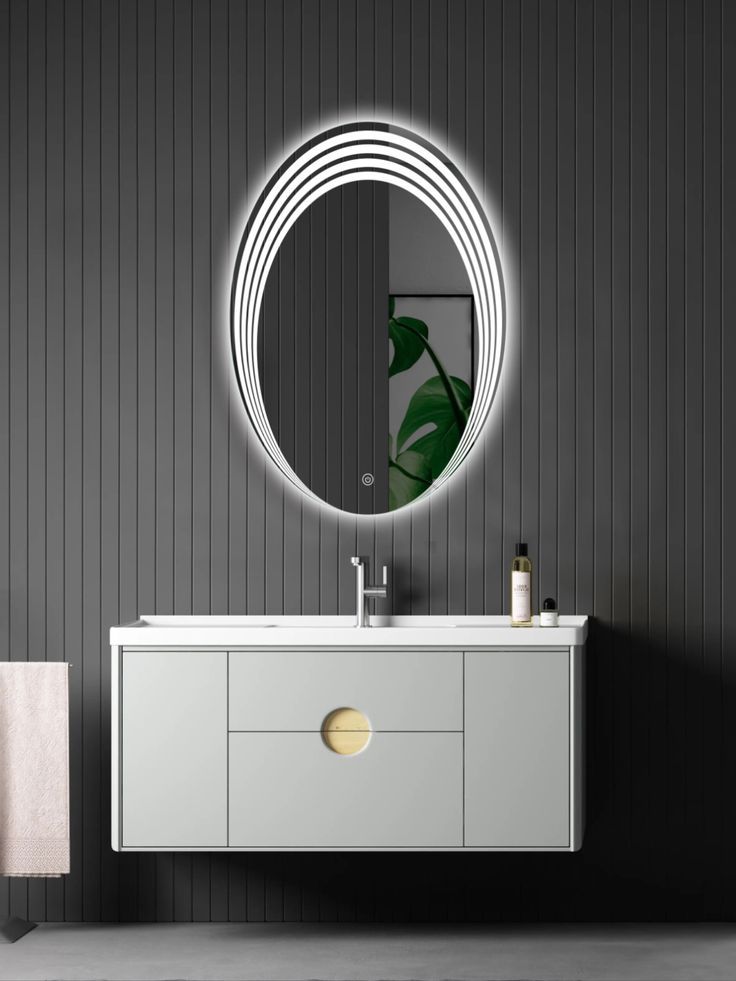 LED OVAL MIRROR